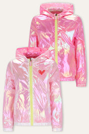 Jolie reversible jas Roze