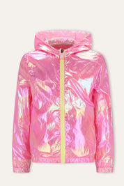 Jolie reversible jas Roze