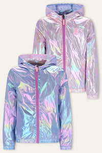 Giacca reversibile Jolie blu - Orchidea Iris / 98