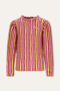 Camiseta de manga larga Tyna a rayas - Rayas primaverales / 98