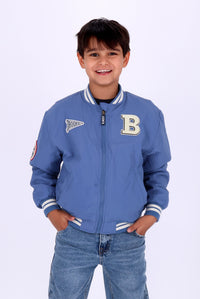 James Bomberjacke Blau - Echtes Marineblau / 98