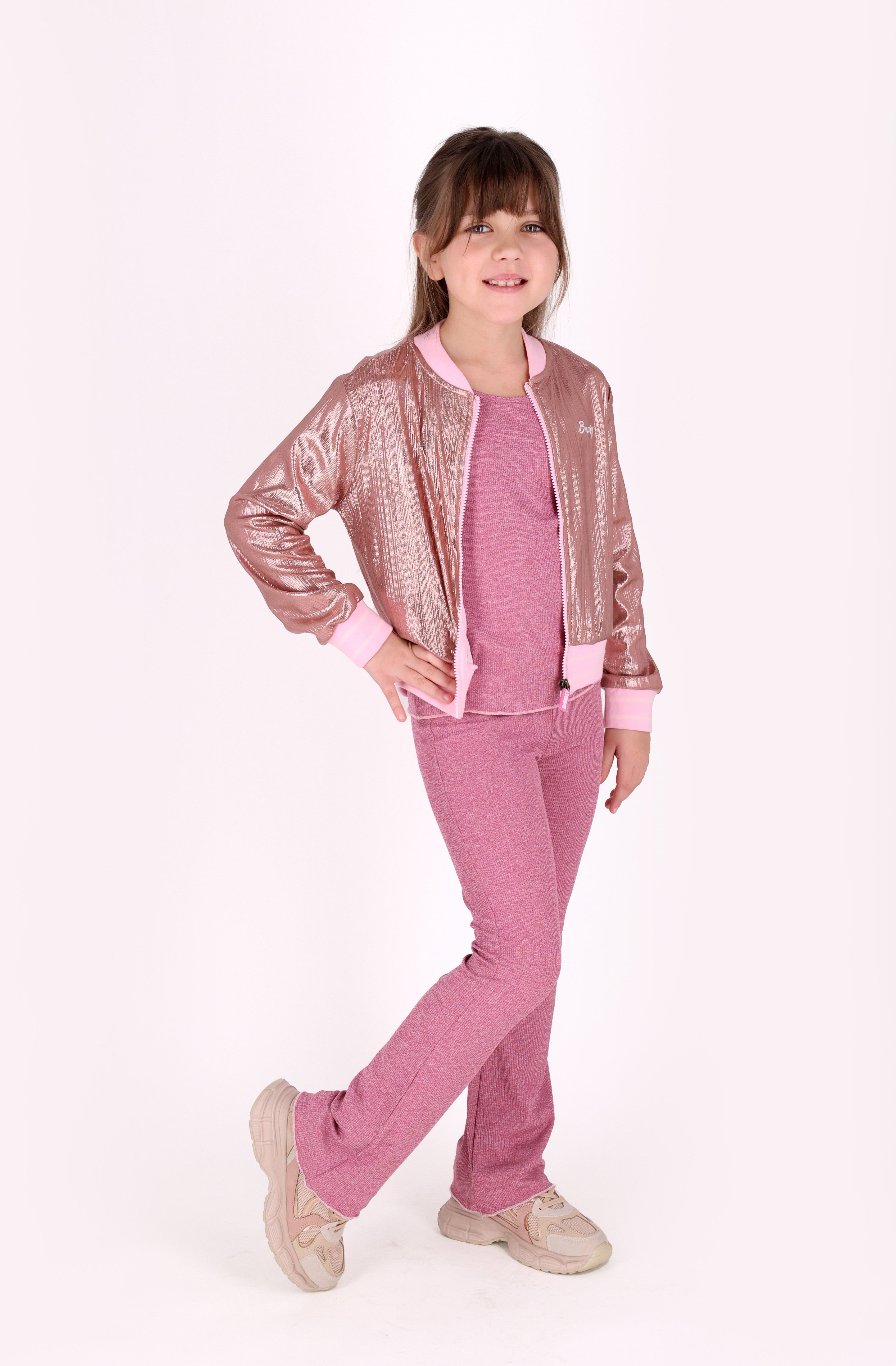 Chloë bomber Goud roze