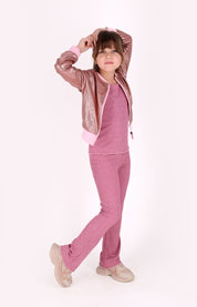 Chloë bomber Goud roze