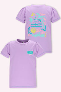 Tammy T-shirt Lavender purple - Lavender / 98