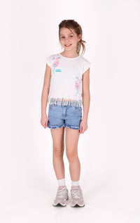 Tikki T-shirt off-white - cotton / 98