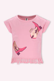 Tikki T-shirt candy roze
