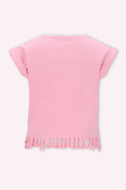 Tikki T-shirt candy roze