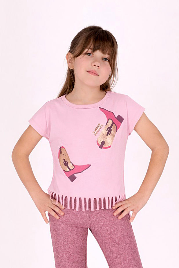 Tikki T-shirt candy roze