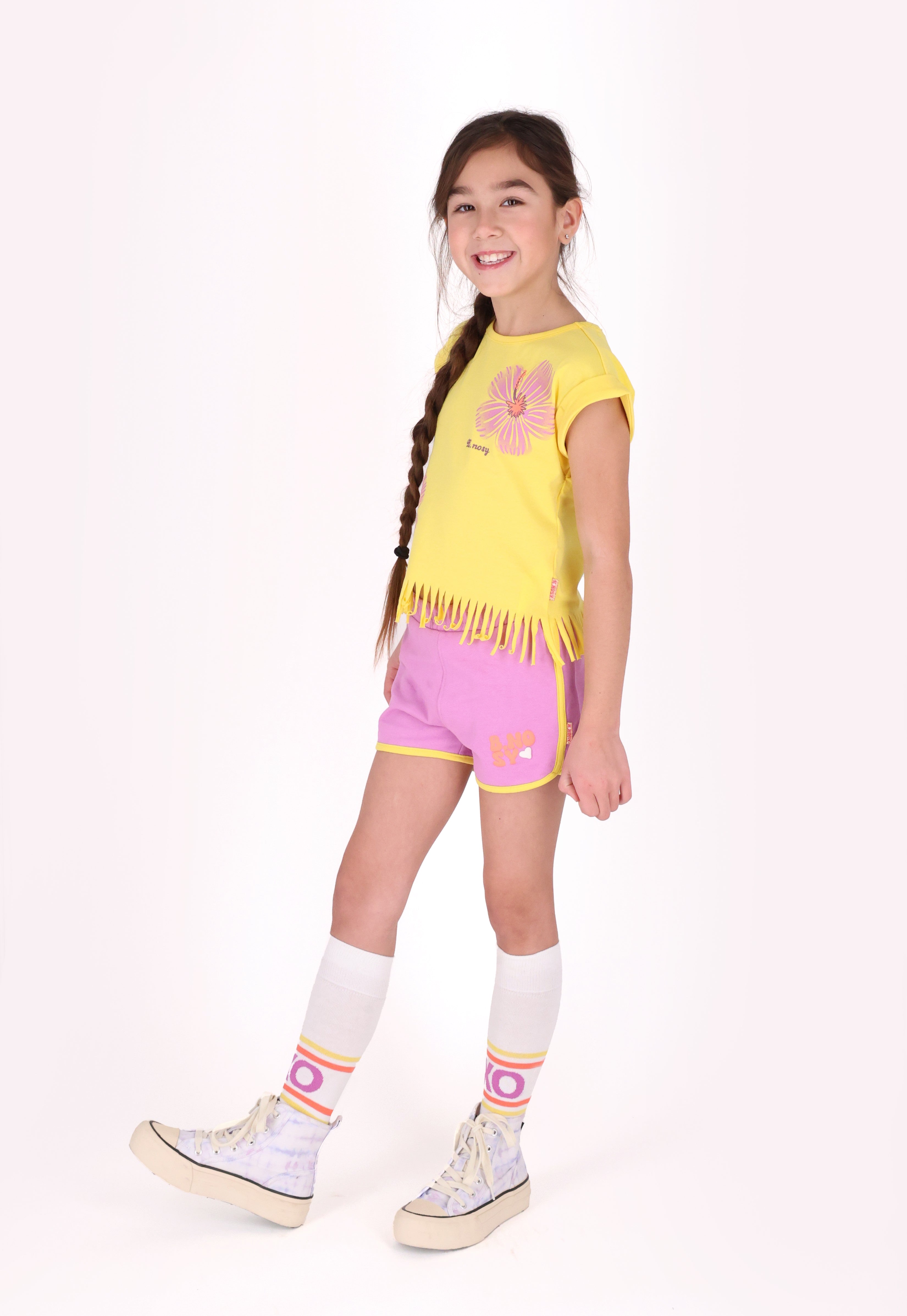 Pattia korte broek violet