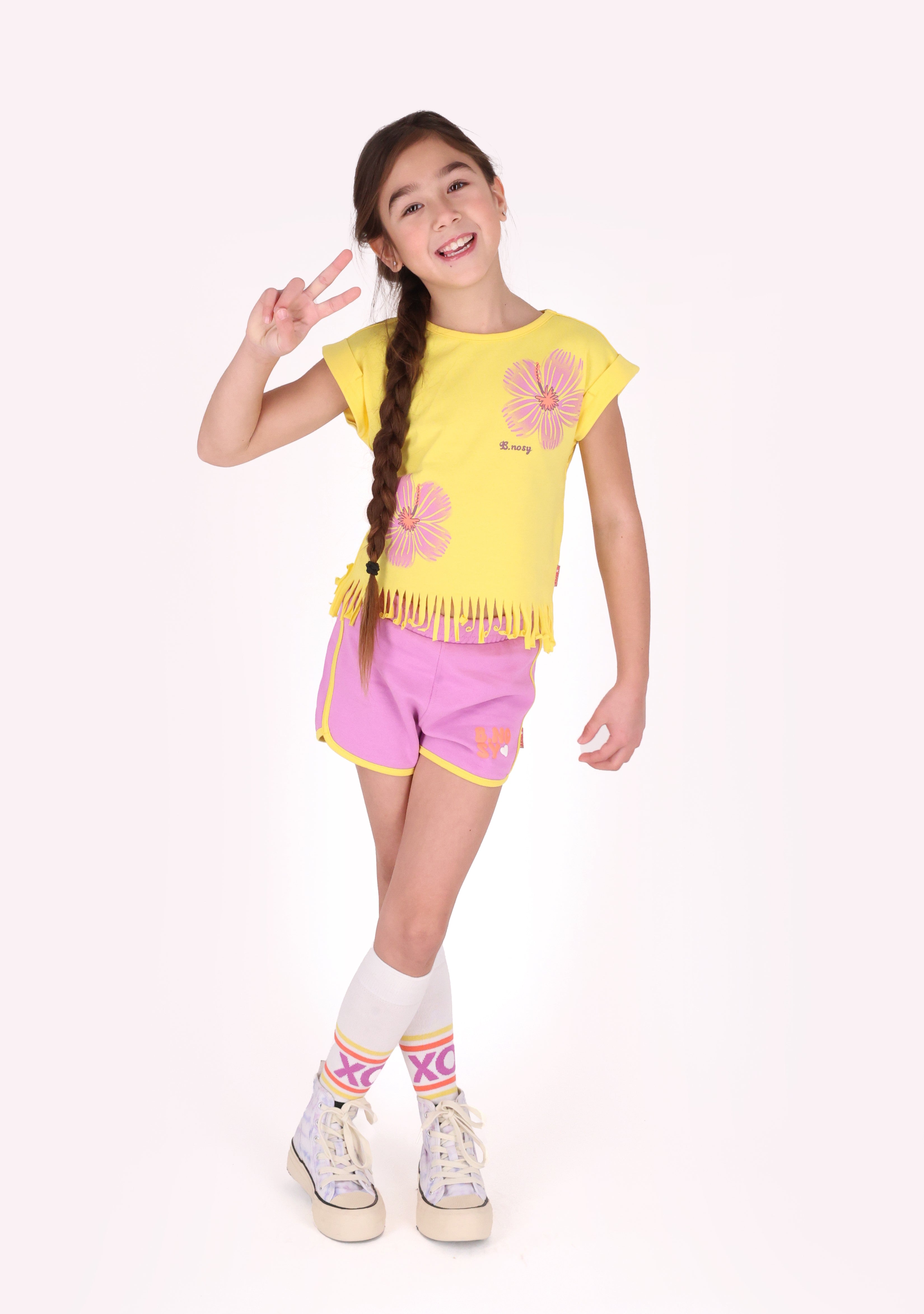 Pattia korte broek violet