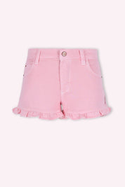 Portia denim short candy roze