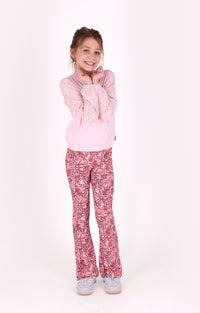 Pepper flare broek bloemen - Blush Sun / 152