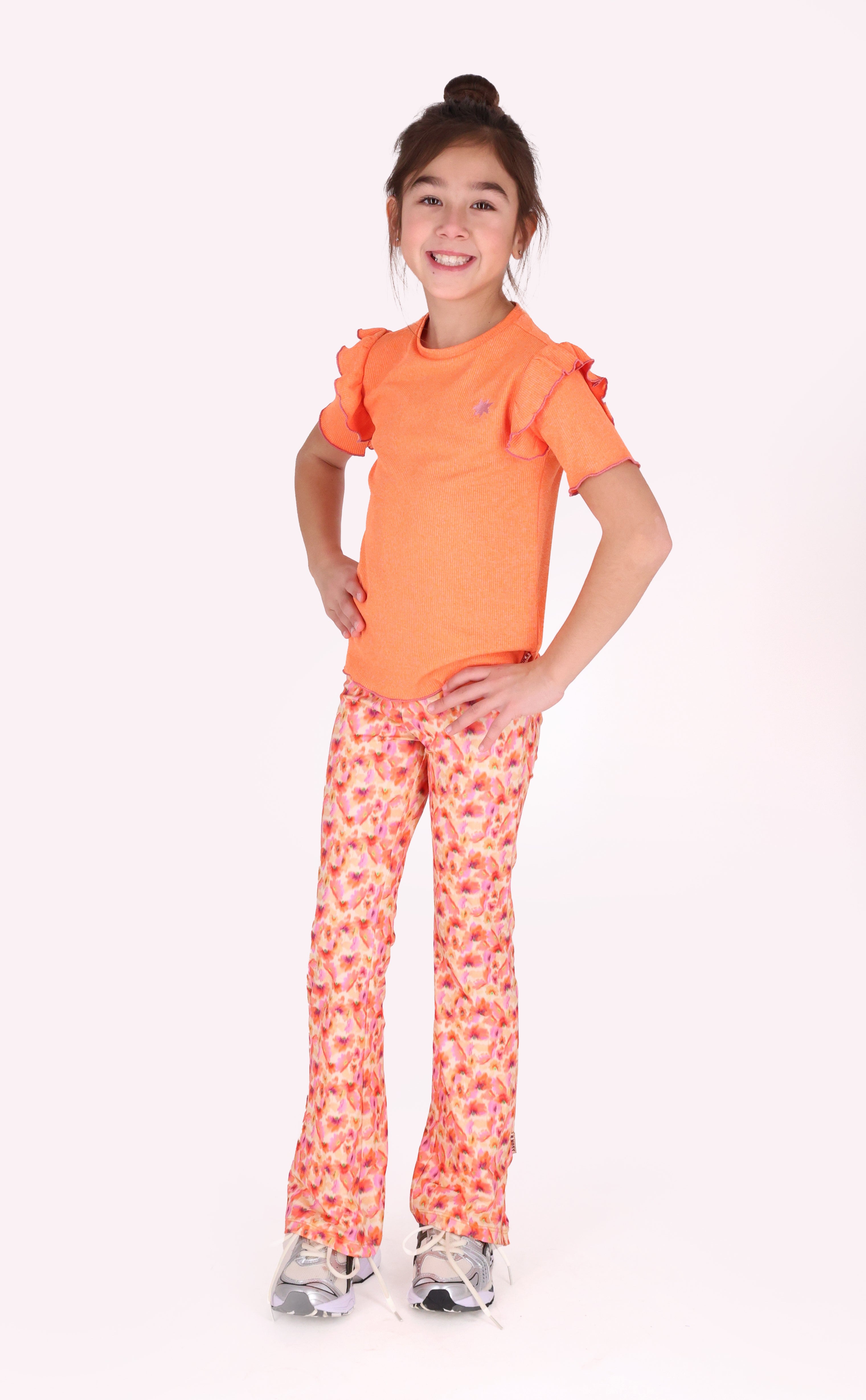Phoebe flare pants zomer bloemen