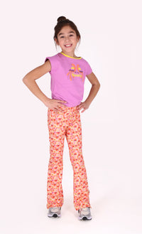 Phoebe flare pants zomer bloemen - Summer Flower / 98