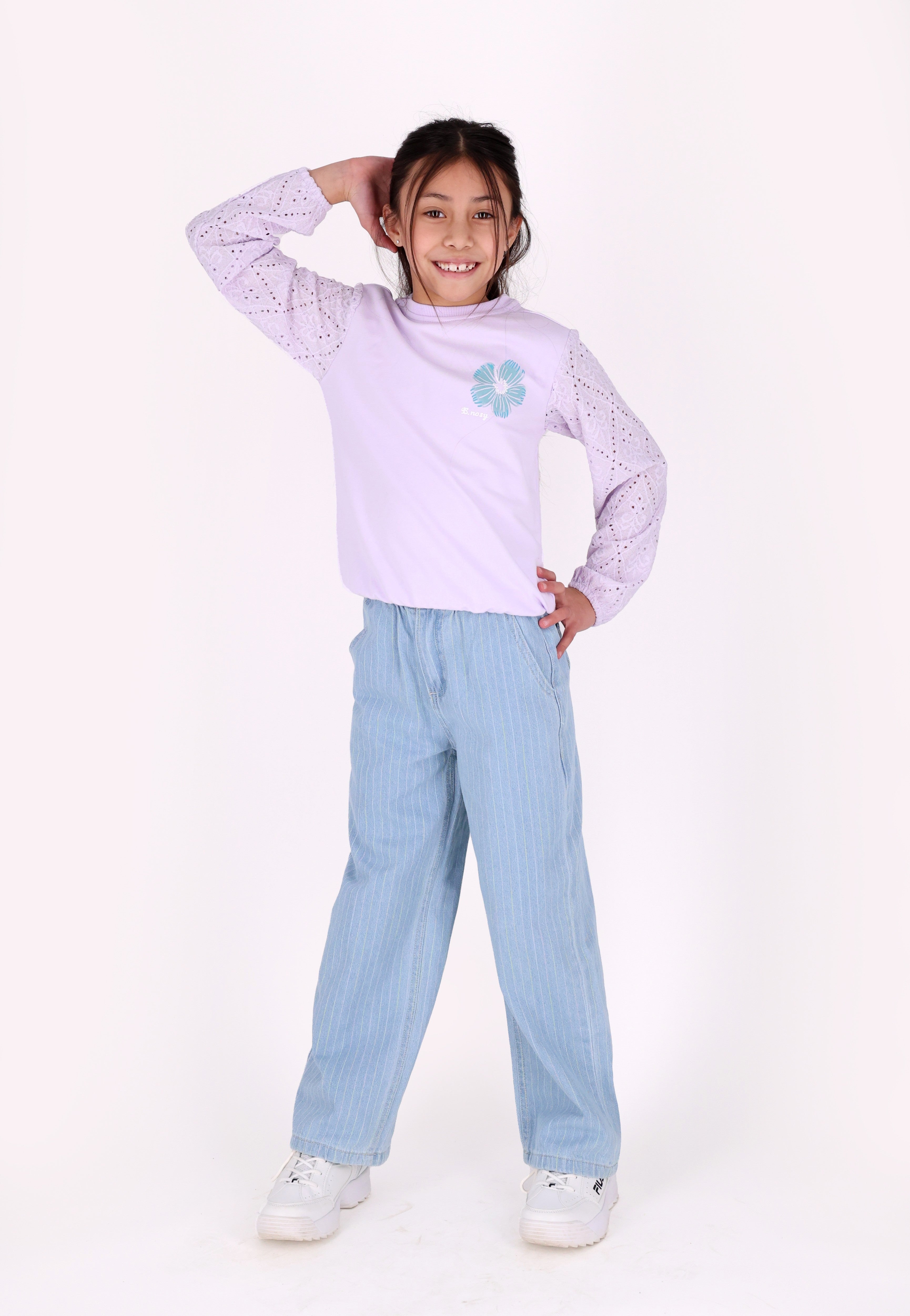 Patricia denim broek rainbow