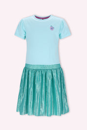 Daila jurk lichtblauw