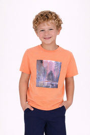 Timmy T-Shirt oranje flamingo