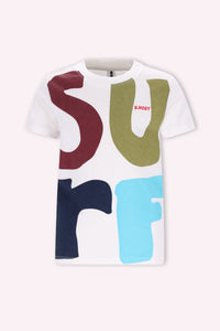 Timmy T-Shirt weiß bespritzt - Baumwolle / 98