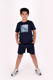 Timmy T-Shirt navy splashed