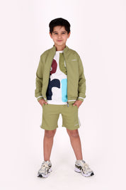 Pim korte broek groen