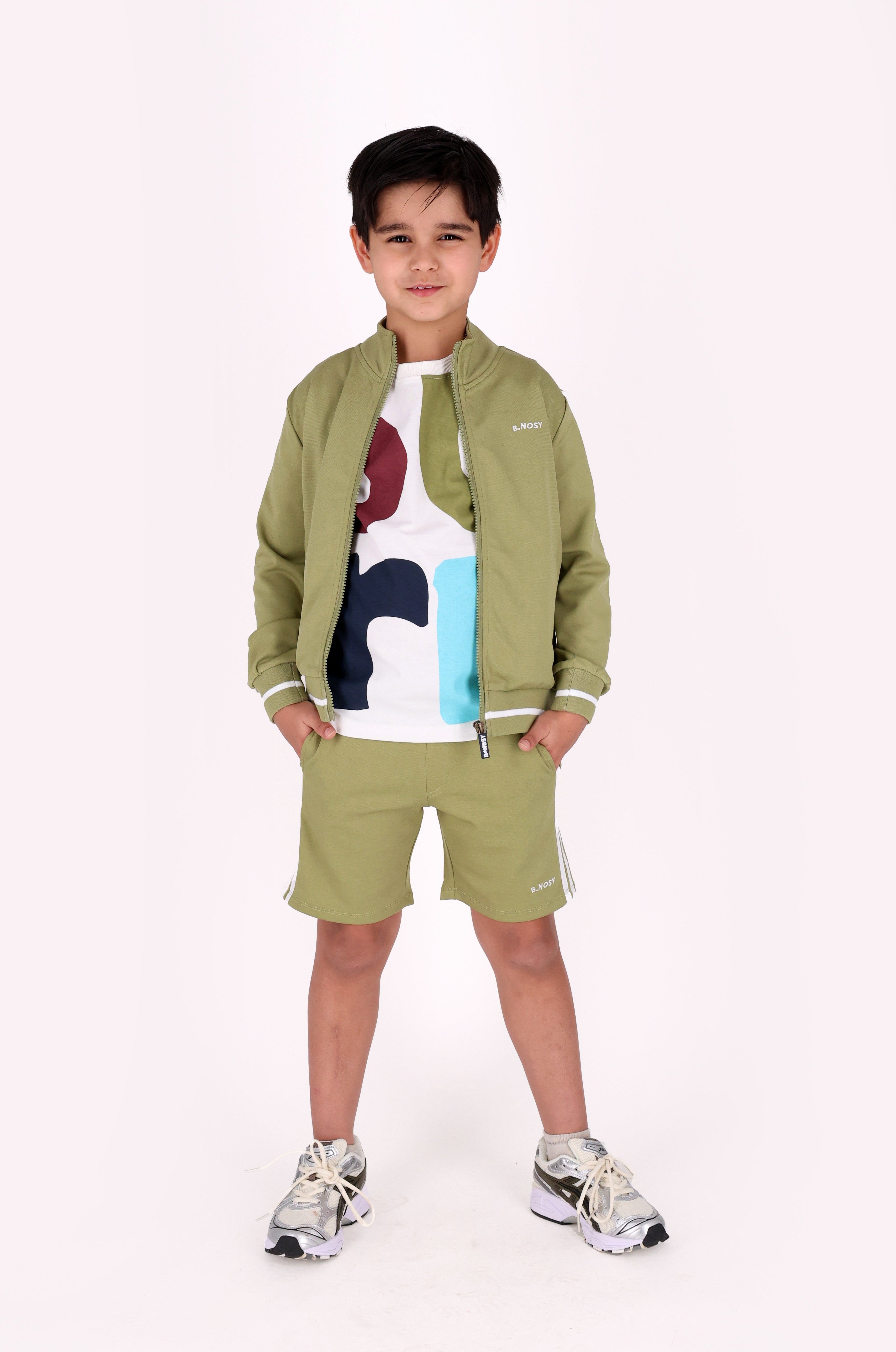 Pim korte broek groen