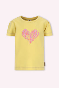 Mini T-shirt Tammy giallo - Crema gialla / 74