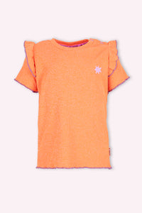 Tessa mini T-shirt oranje - Fusion coral / 74