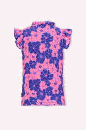 Tamar top bloemen Paars