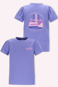 Camiseta Tammy azul claro - Índigo profundo / 98