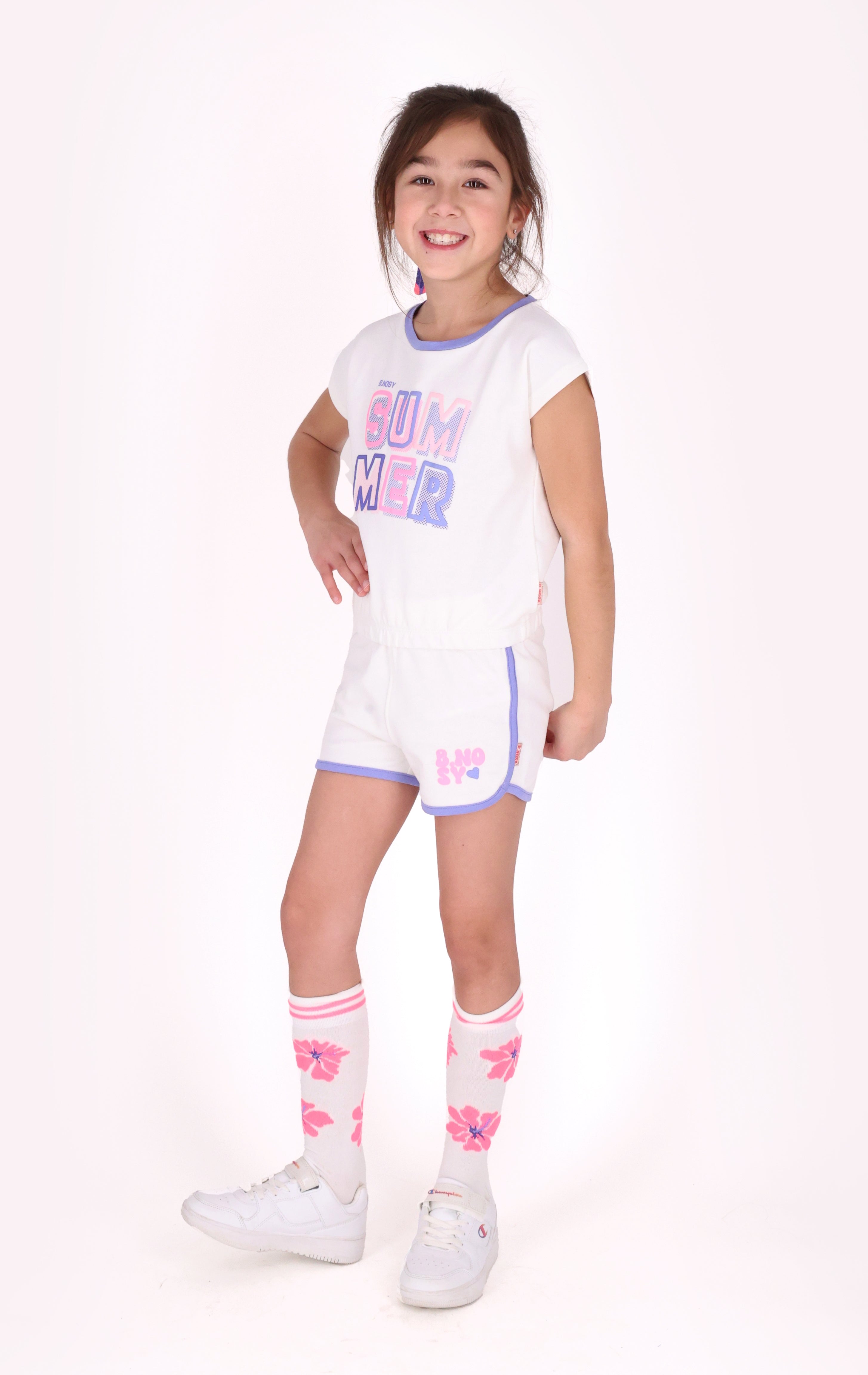 Pattia Mädchen Shorts weiß