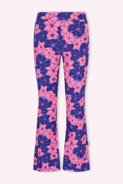 Pepper flared broek bloemen