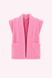 Georgie Teddy Gilet Roze