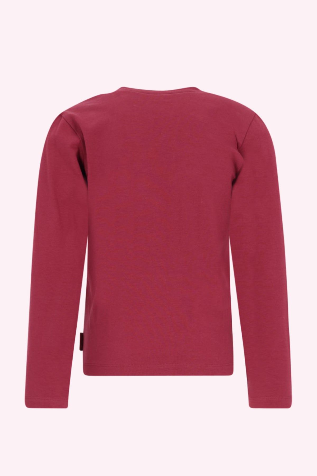 Tara Lange Mouwen Shirt Donkerrood