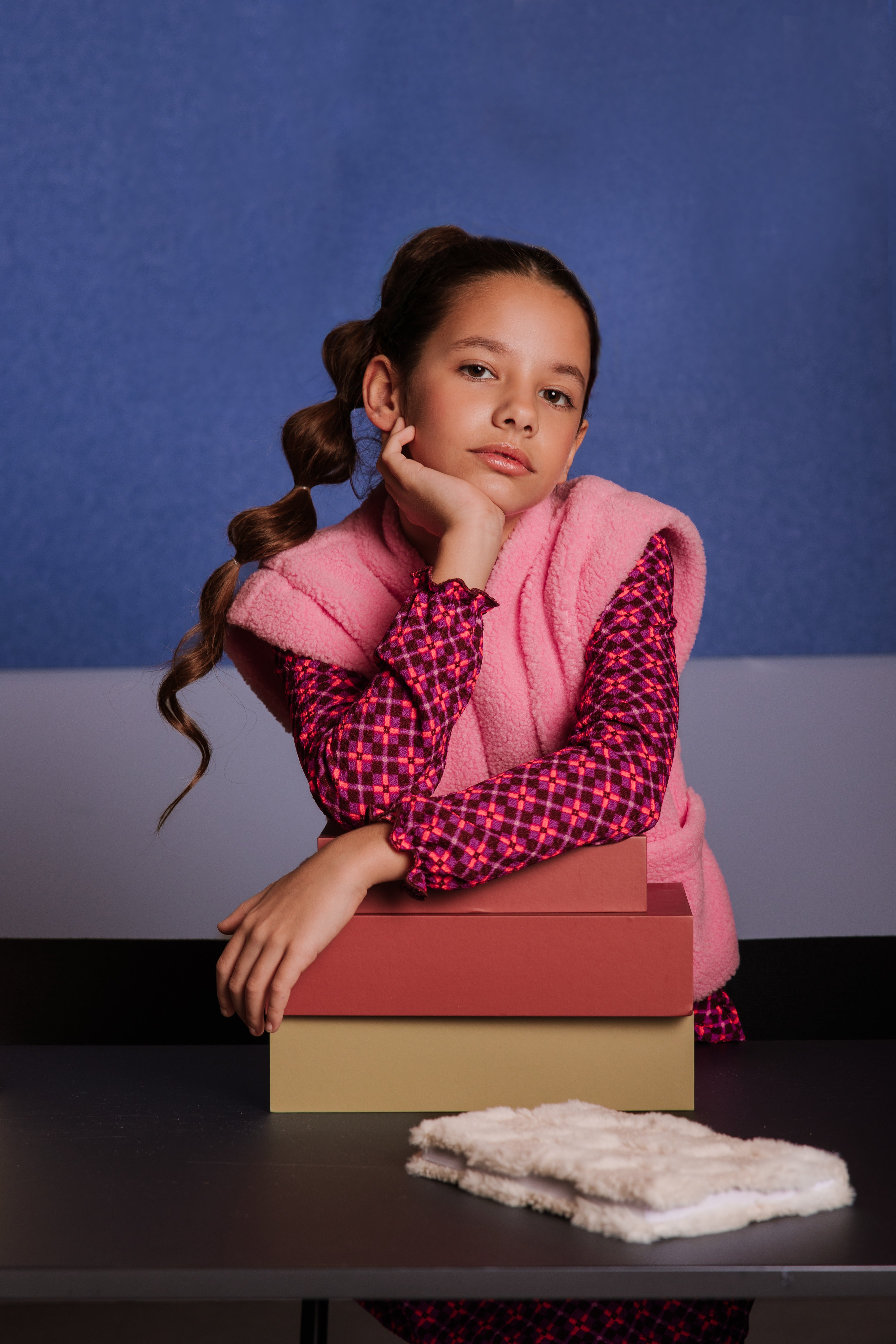 Tiff Lange Mouwen Shirt Roze Smart AOP