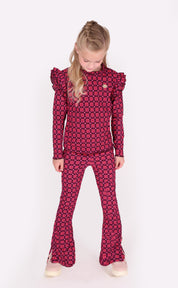 Tiff Lange Mouwen Shirt Roze Smart AOP