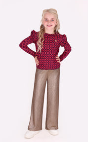 Tiff Lange Mouwen Shirt Roze Smart AOP