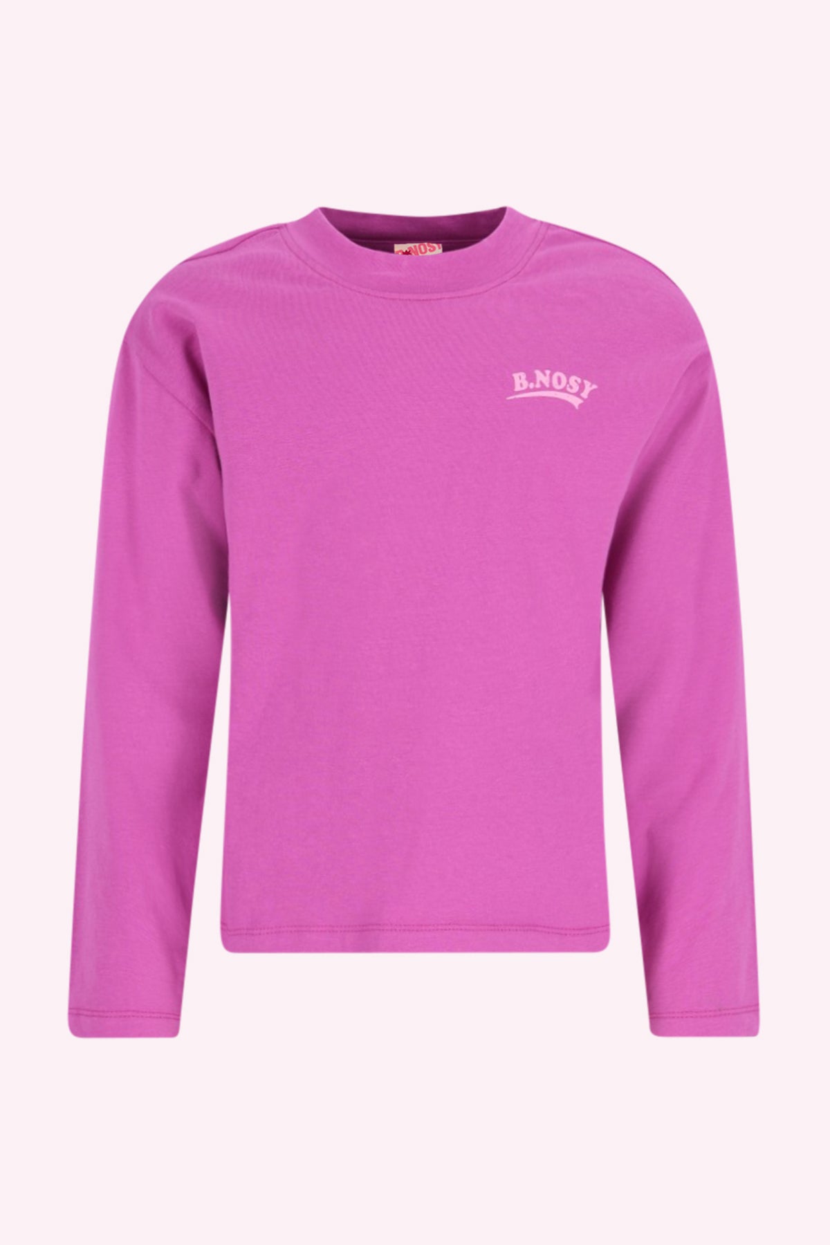 Tina Lange Mouwen Shirt Paars Catt Orchid