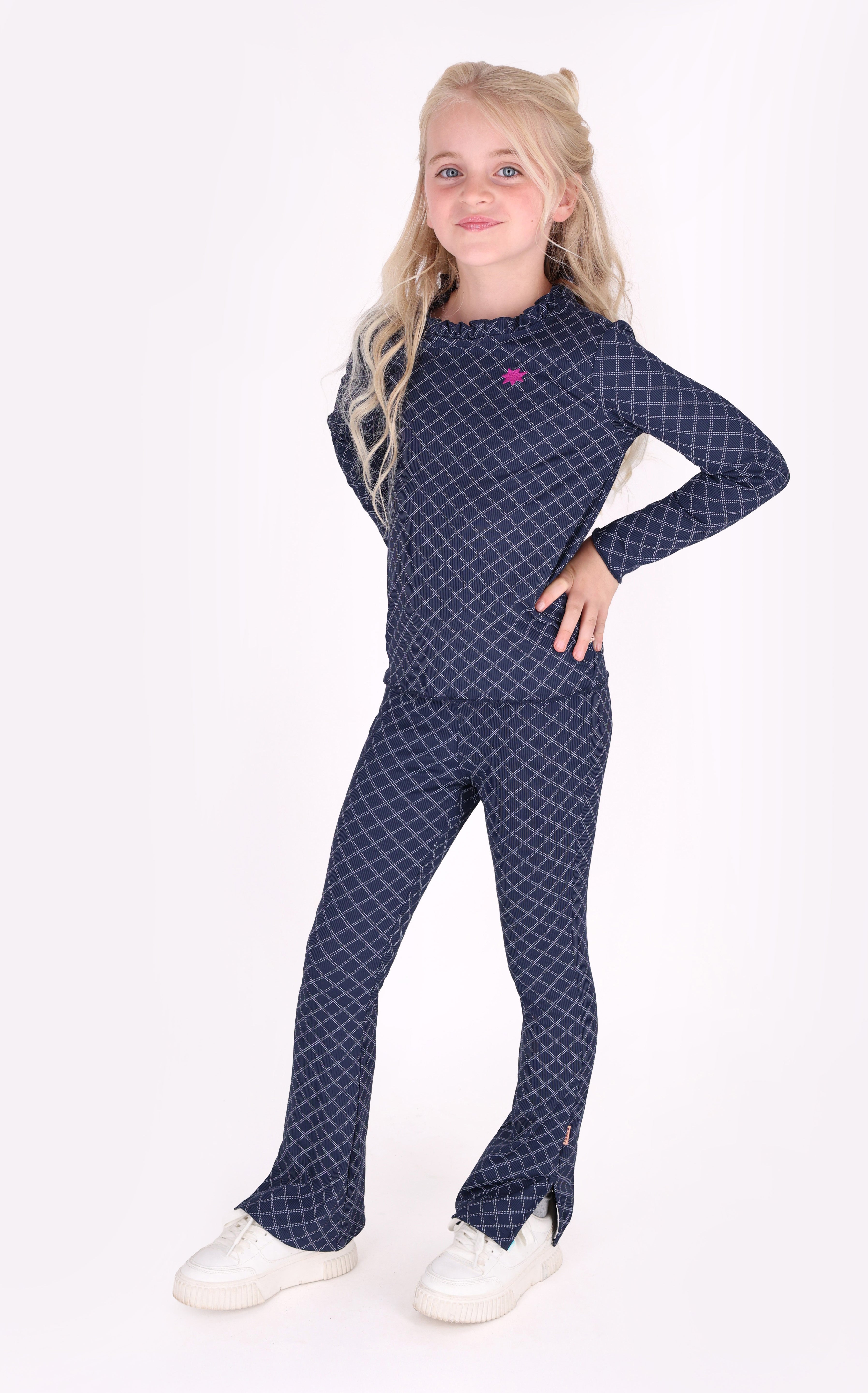 Toya Lange Mouwen Shirt Donkerblauw
