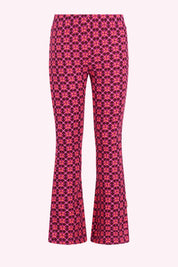 Pepper Uitlopende Broek Roze