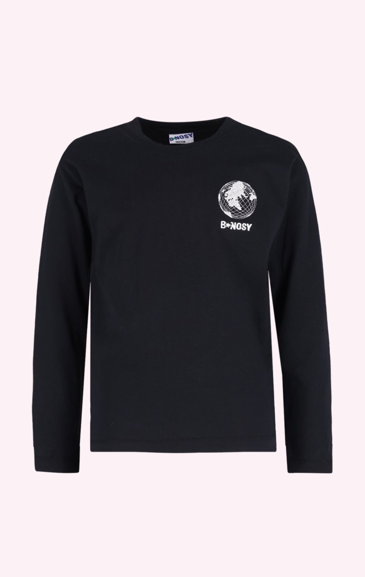 Theo Lange Mouwen Shirt Black