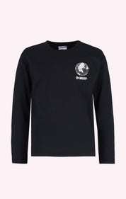 Theo Lange Mouwen Shirt Black