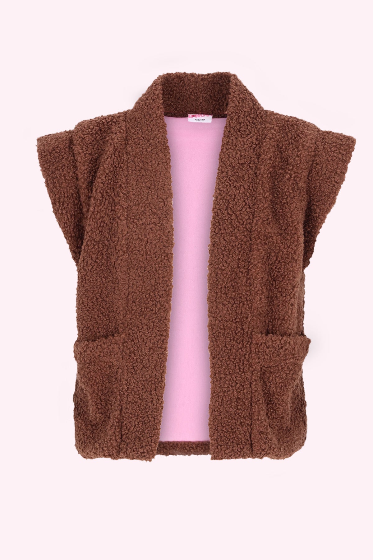 Georgie Teddy Gilet Bruin