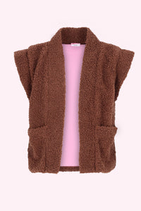 Georgie Teddy Gilet Brown - Pott Brown / 98-104