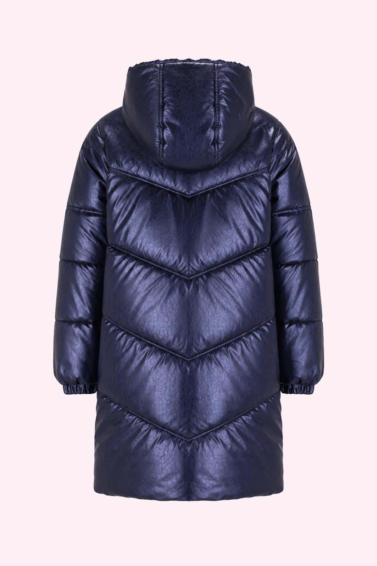 Jade Lange Jas Donkerblauw