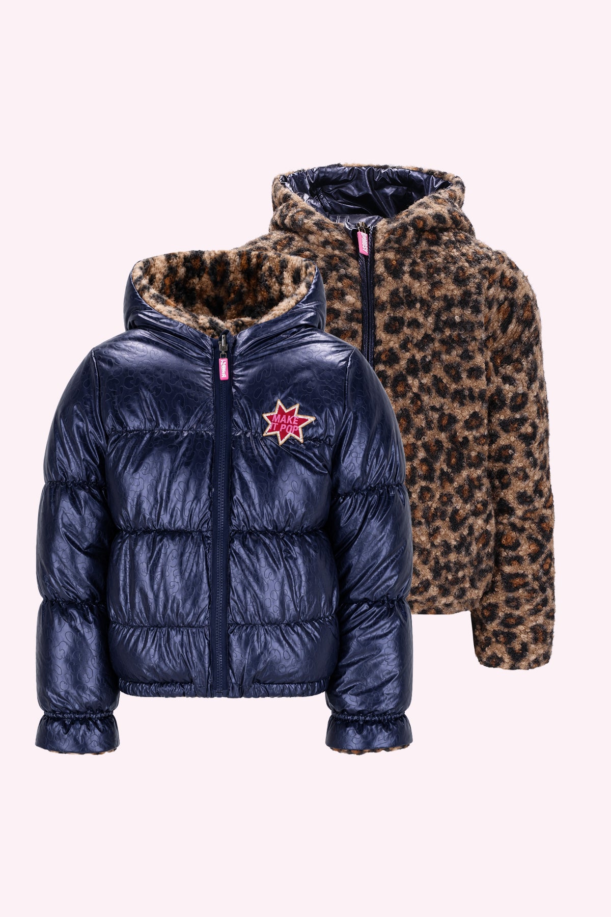 Jessie Omkeerbare Jas Donkerblauw