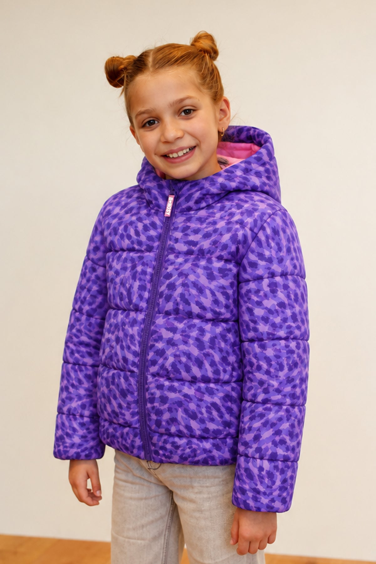Joy Jas met print Paars