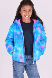 Joy Jas met print Blauw