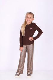 Talli Lange Mouwen Shirt Bruin