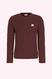 Talli Lange Mouwen Shirt Bruin