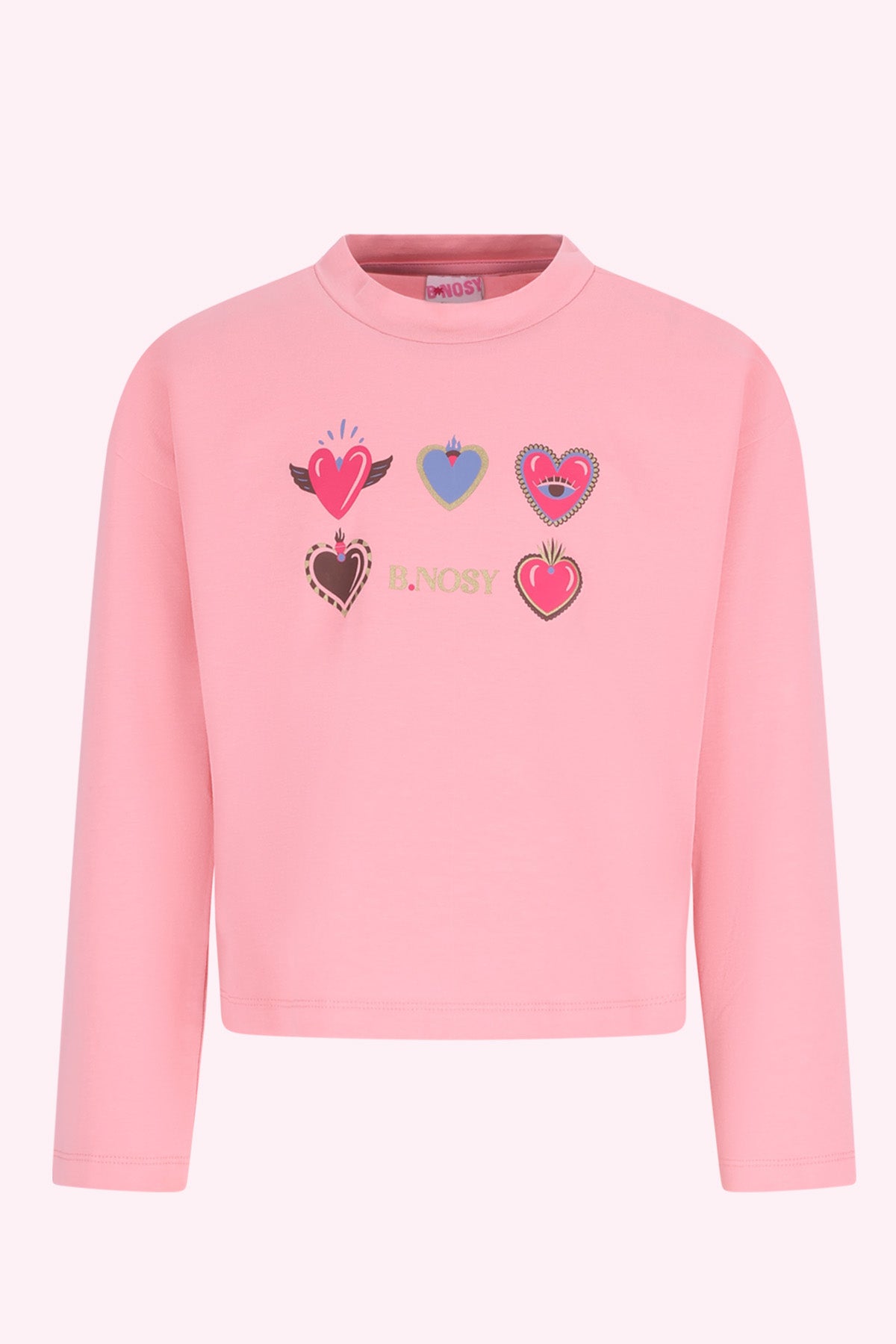 Tina Lange Mouwen Shirt Peony Pink